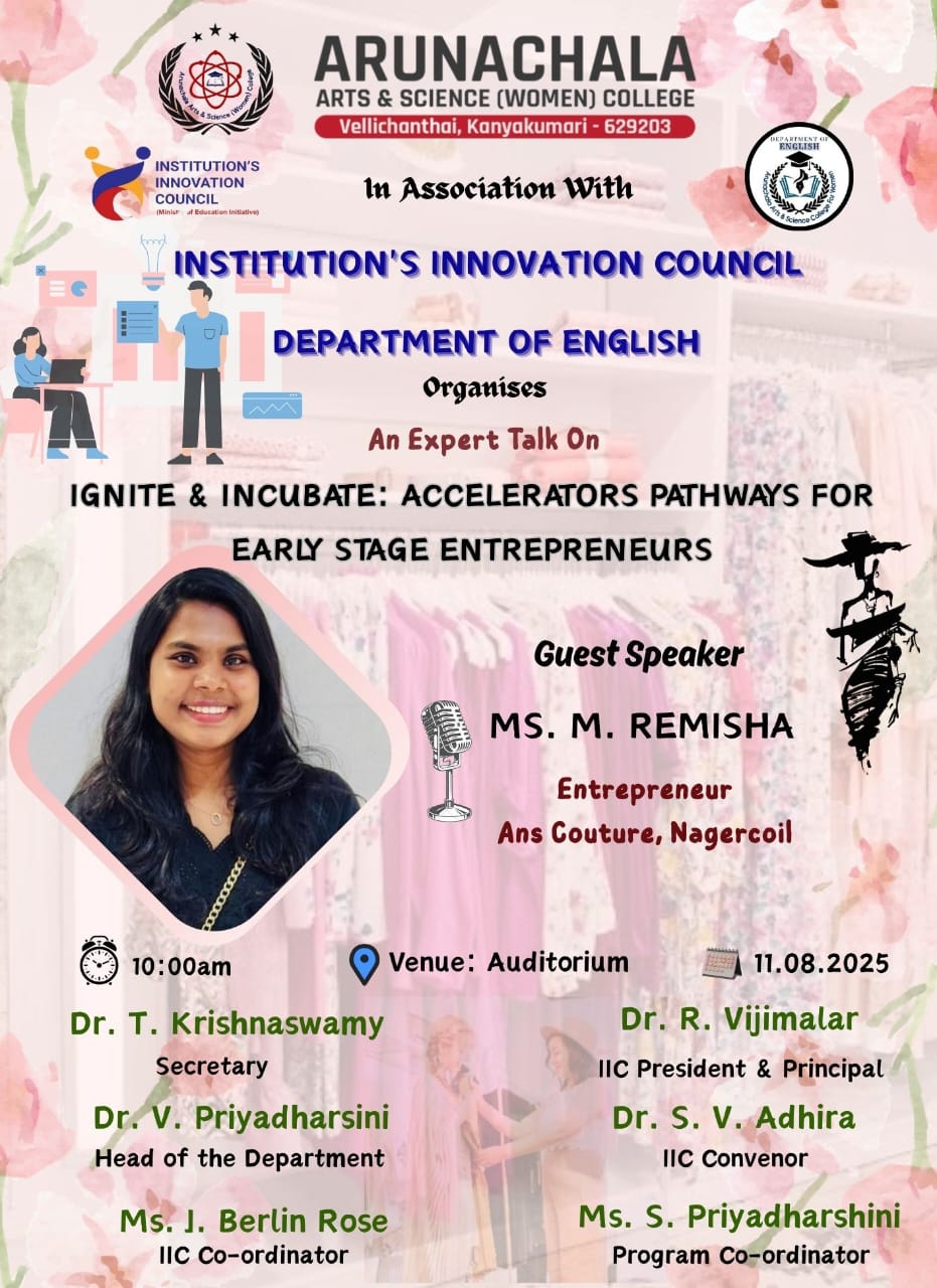 An Expert Talk on Ignite & Incubate: Accelerators Pathways for Early Stage Entrepreneurs